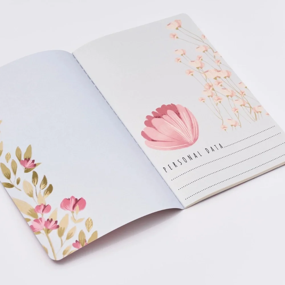 2 Pack Gorgeous Floral Journals - BV by Bruno Visconti - Amazing Unique Gift